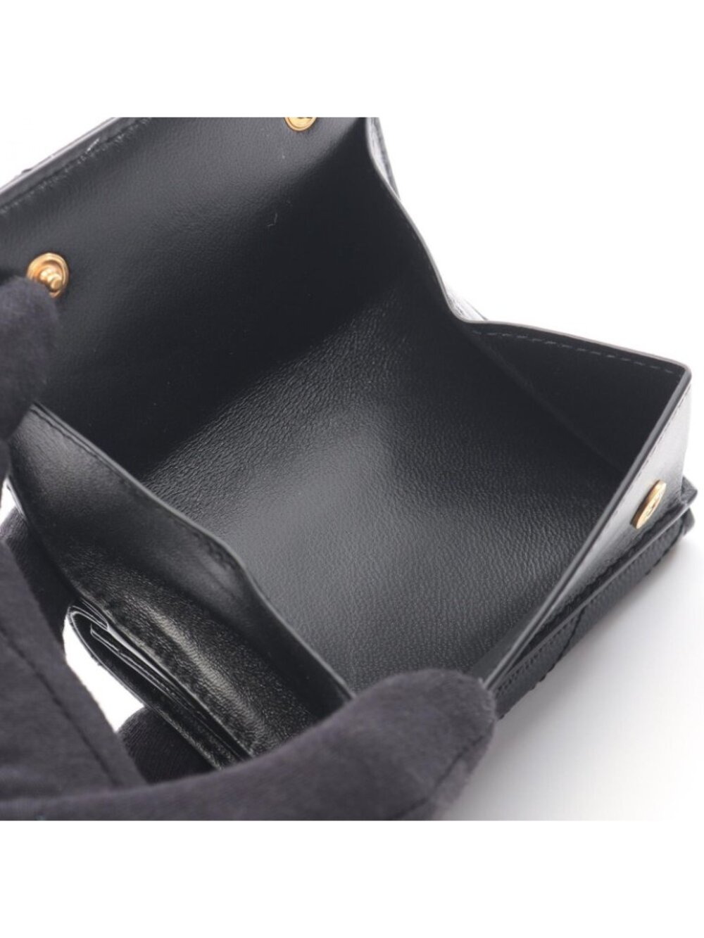 Saint Laurent Paris Trifold Wallet Monogram Origami Tiny Leather - Picture 4 of 6
